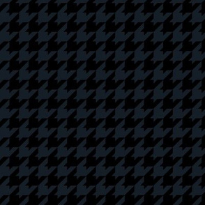 Houndstooth Pattern - Obsidian and Black