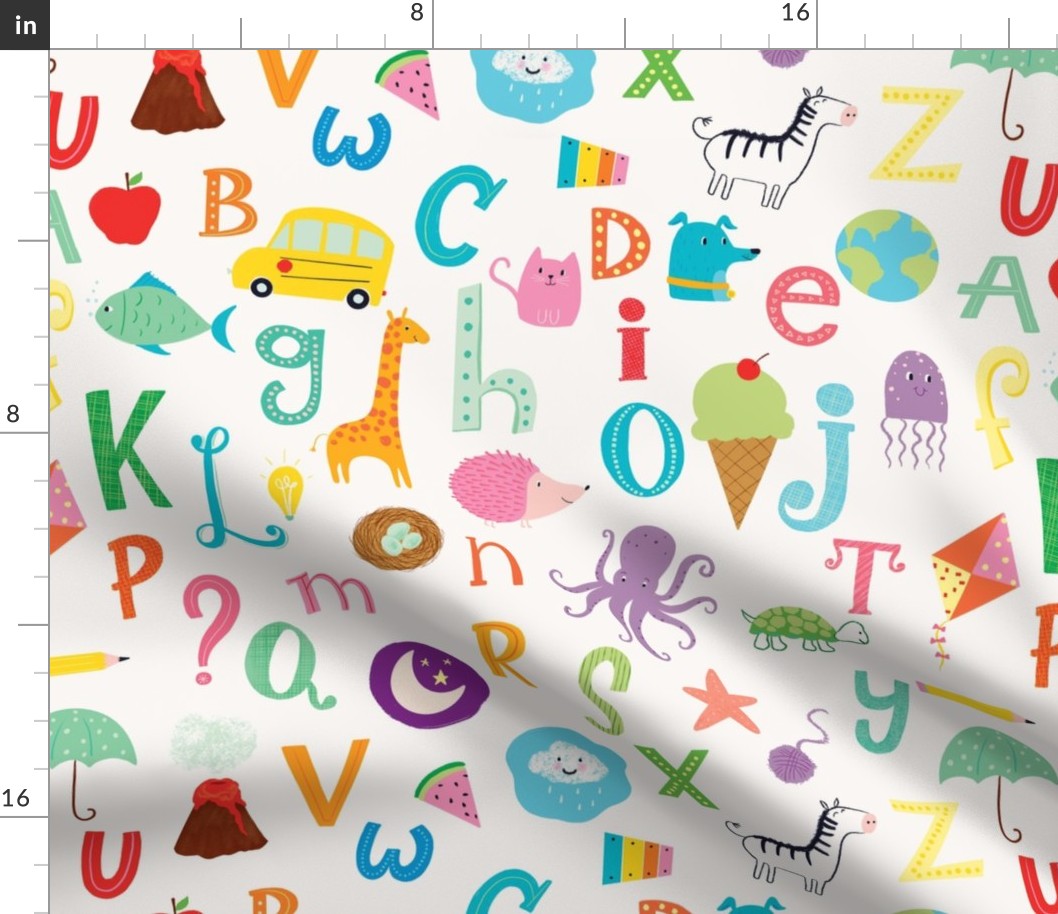  Whimsical Picture Alphabet Play Mat