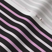 stripe strawberry fields - black and pink