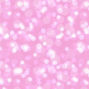 Sparkly Bokeh Pattern - Lavender Rose Color