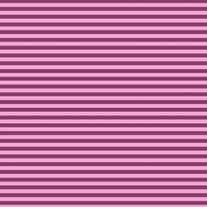 Small Horizontal Bengal Stripe Pattern - Lavender Rose and Boysenberry
