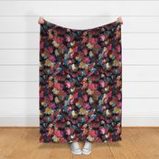 Abstract Floral Colorful - Muted Cooler Option