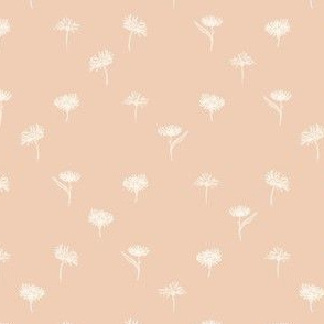 Diamond Floral small - Baby Pink & Cream