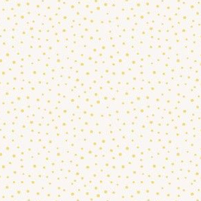 Dotty Spot - Hand-drawn Small - Cream & Yellow