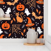 Orange and Black Halloween Patternbols-black-orange-150