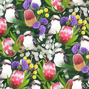 Australian Native Plant Fabric, Wallpaper and Home Decor | Spoonflower