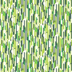 Small scale •  Abstract green stripes