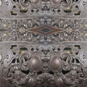 Sculpted Metal Curtain 