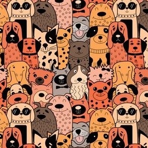 Repeating Dog Pattern