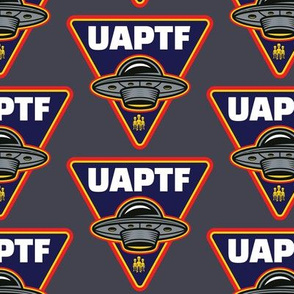 UAPTF UFO Alien Faux Emblem Gray