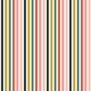 Retro, Pop of colour stripes