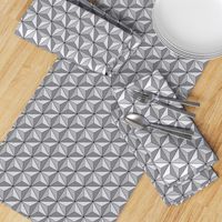 Spaceship Triangles Grey Large