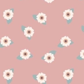 Daisies on Pink