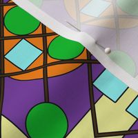 Geometric Stained Glass #7 Small