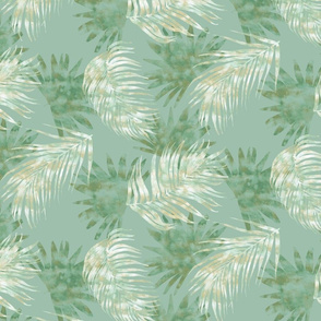 palms overlay green medium scale