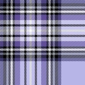 LG purple tartan style 1 - 8" repeat