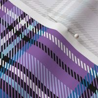 LG purple blue tartan style 1 - 8" repeat