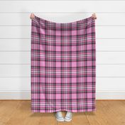 JUMBO magenta tartan style 1 - 12" repeat