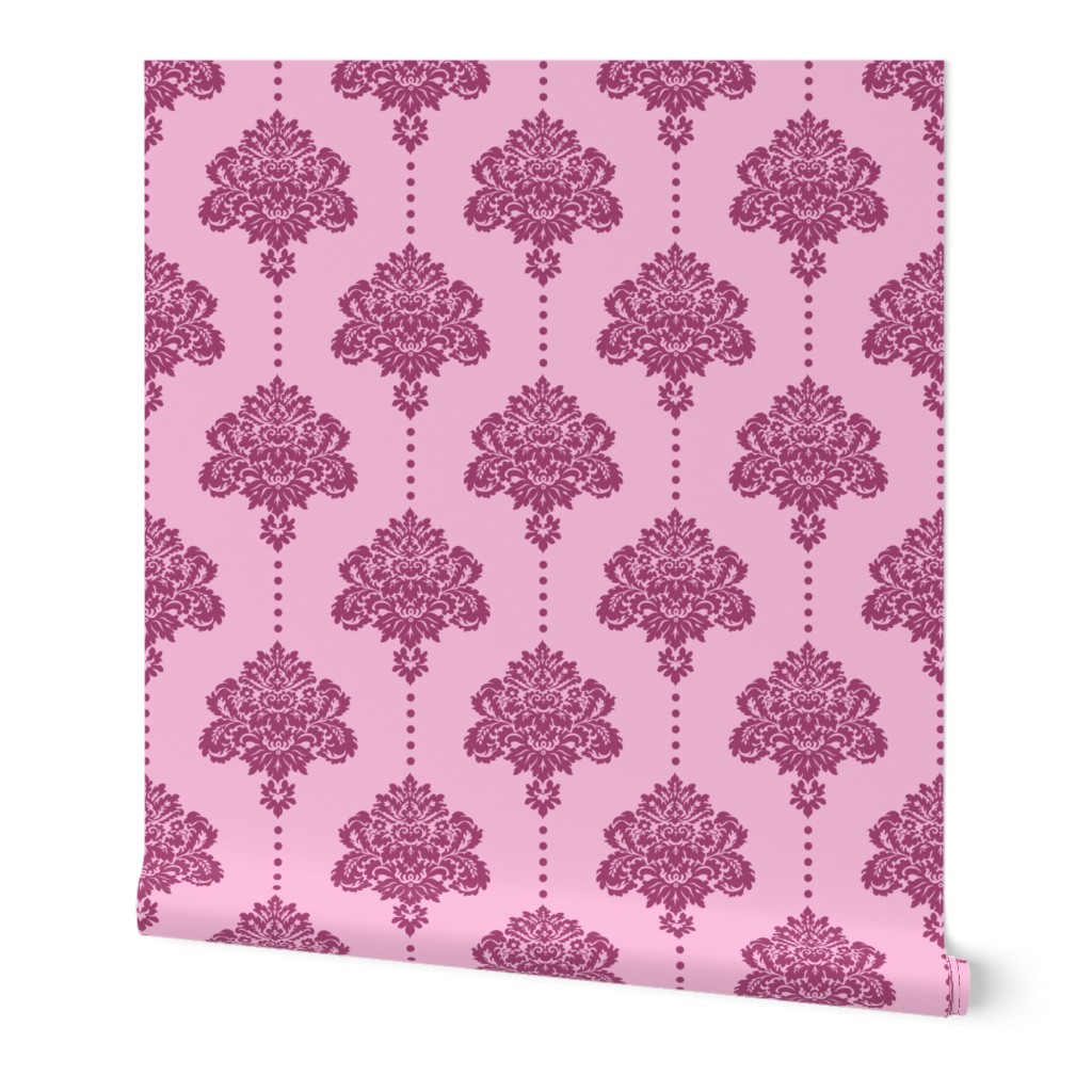 Pink Damask