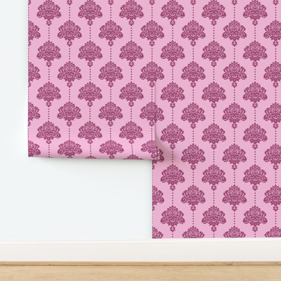 Pink Damask