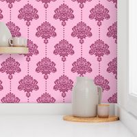 Pink Damask