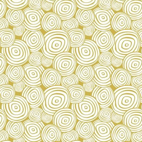 Ringlet - Geometric Citron Yellow White Small Scale 