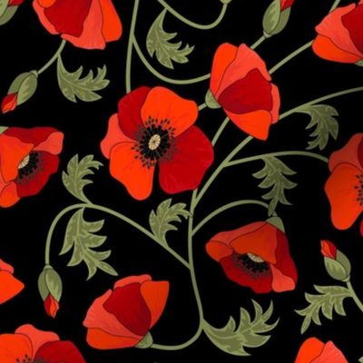 poppies_new_red_black_10x10-01-01