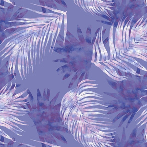 palms overlay purple large scale