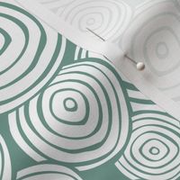 Ringlet - Geometric Sea Green White Regular Scale 