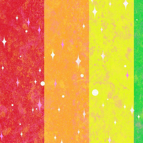 Very Rainbow!  Sparkle Rainbow Vertical Stripe - Rainbow Gay Pride Colors -- 150dpi (Full Scale)