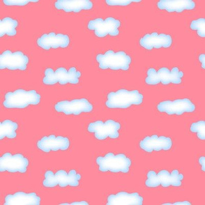 Clouds Small Pink