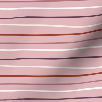 Hand drawn stripes in violet