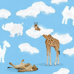 Normal scale • Savanna cloud animals