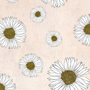 Daisies Off White