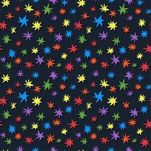 Rainbow tiny stars