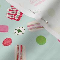 Retro Christmas Ribbon Candy Mint
