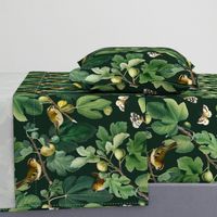 Figs & Birds - Large - Dark Green