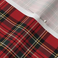 ★ RED TARTAN M ★ Royal Stewart inspired / Medium Scale (3") / Collection : Plaid ’s not dead – Classic Punk Prints