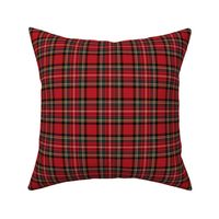 ★ RED TARTAN M ★ Royal Stewart inspired / Medium Scale (3") / Collection : Plaid ’s not dead – Classic Punk Prints