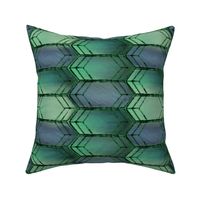 Blue and Green Stretch Hex