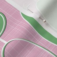 Retro Mod Atomic - Pink Green bits & baubles