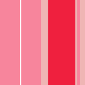 Huge Stripes: Pink/Red