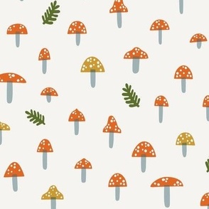 Fly agarics. Small scale