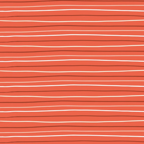 Hand drawn stripes in red