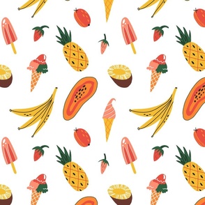 Delicious summerlicious - large pattern version