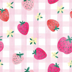 Strawberry Gingham - Pink