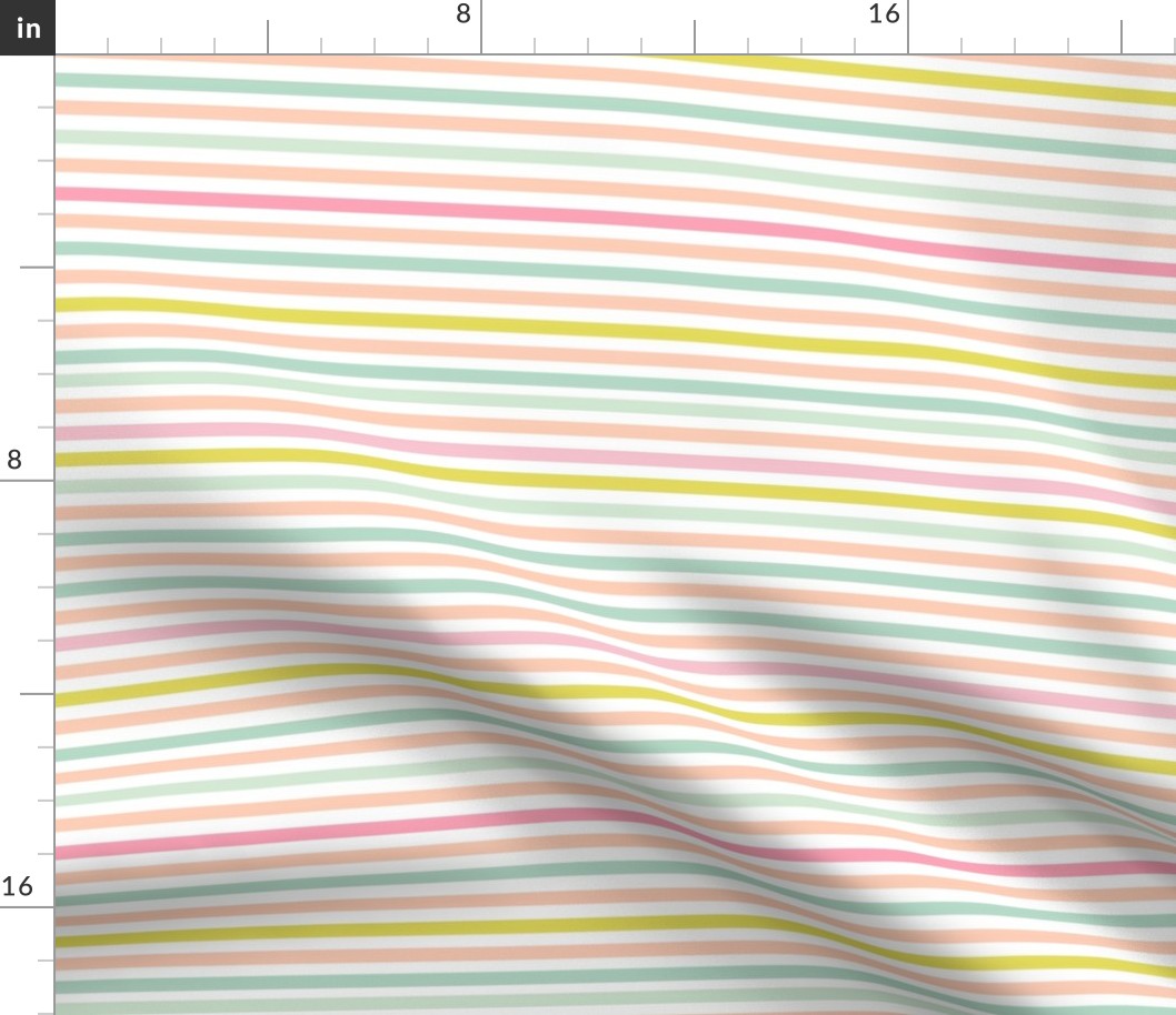 Perfectly Pinstripe //Pastel Dream (Horizontal)