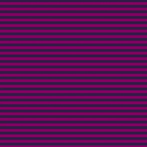 Small Horizontal Bengal Stripe Pattern - Rich Plum and Deep Violet