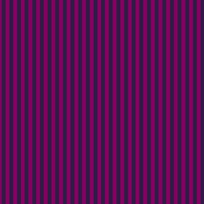 Small Vertical Bengal Stripe Pattern - Rich Plum and Deep Violet