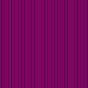 Small Vertical Pin Stripe Pattern - Rich Plum and Deep Violet